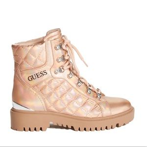 GUESS Ortela Quilted Ankle Booties